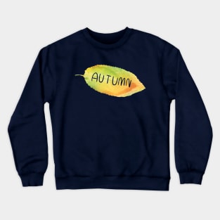 Colorful autumn leaf Crewneck Sweatshirt